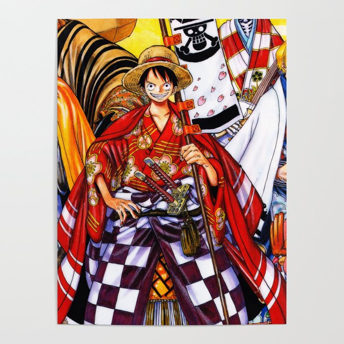 Main Character Luffy One Piece Poster