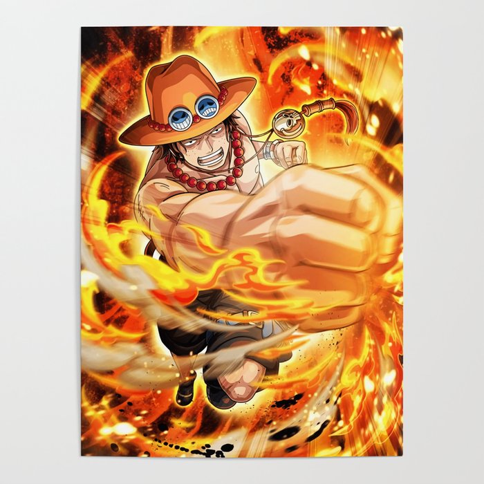 Cool Ace One Piece Poster