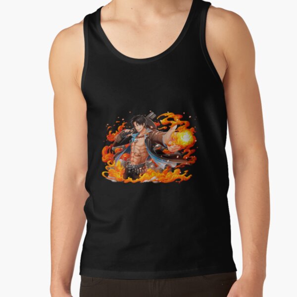 Fire Fist Ace One Piece Tank Top - Image 5