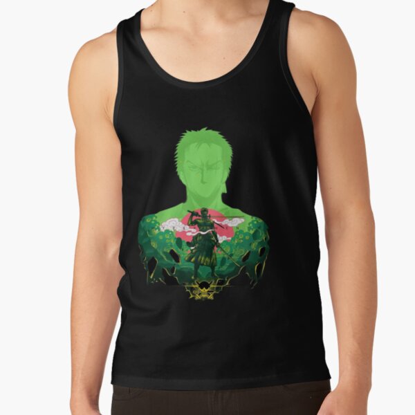 Roronoa Zoro From One Piece Tank Top - Image 4
