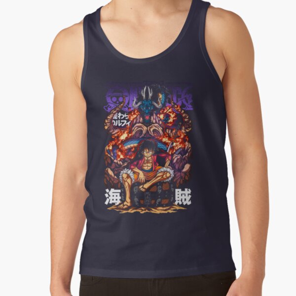 One Piece Luffy X Kaidou Tank Top - Image 3