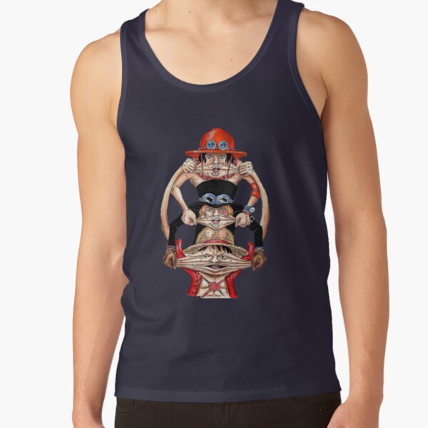 Monkey D. Luffy Brother's Childhood One Piece Tank Top - Image 4