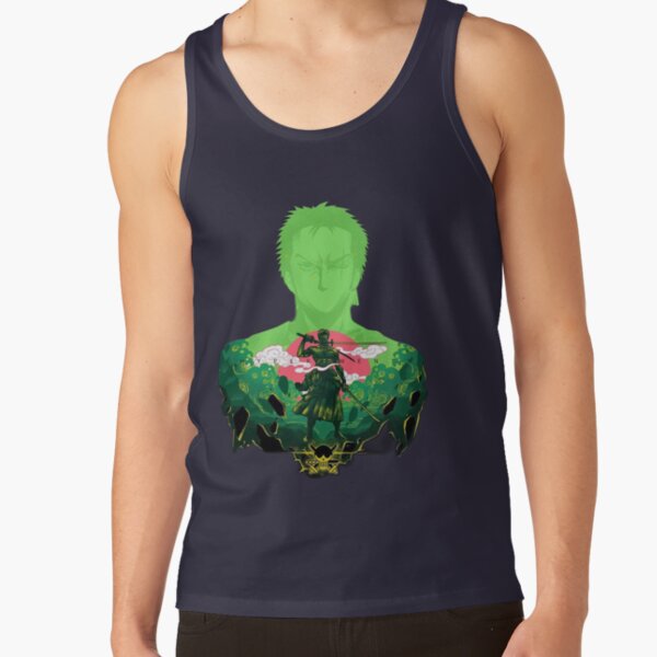 Roronoa Zoro From One Piece Tank Top - Image 5