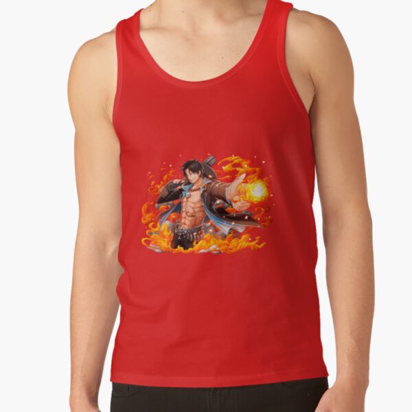 Fire Fist Ace One Piece Tank Top - Image 4