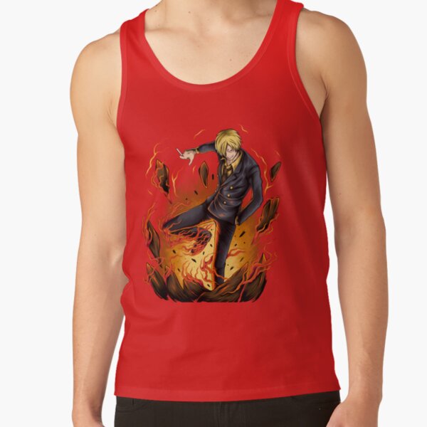 One Piece Vinsmoke Sanji Tank Top - Image 6