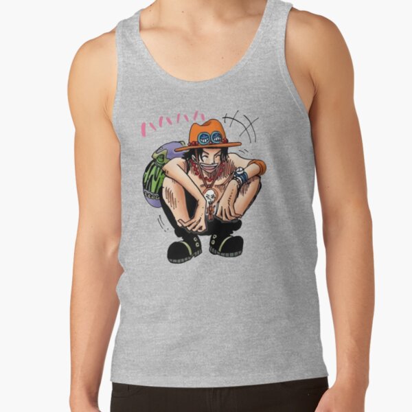 One Piece Ace Arabasta Smiling Tank Top - Image 5