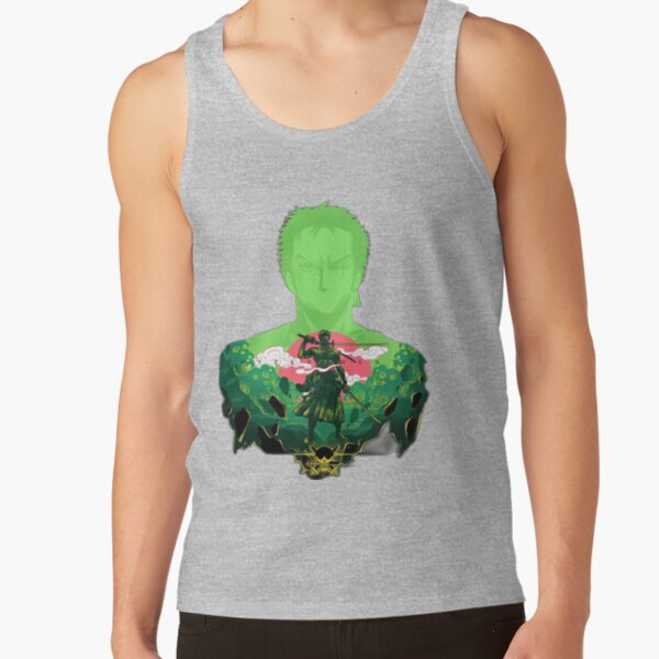 Roronoa Zoro From One Piece Tank Top - Image 6