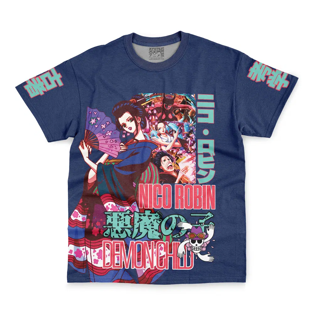 Nico Robin V2 One Piece Streetwear T-Shirt - Image 2