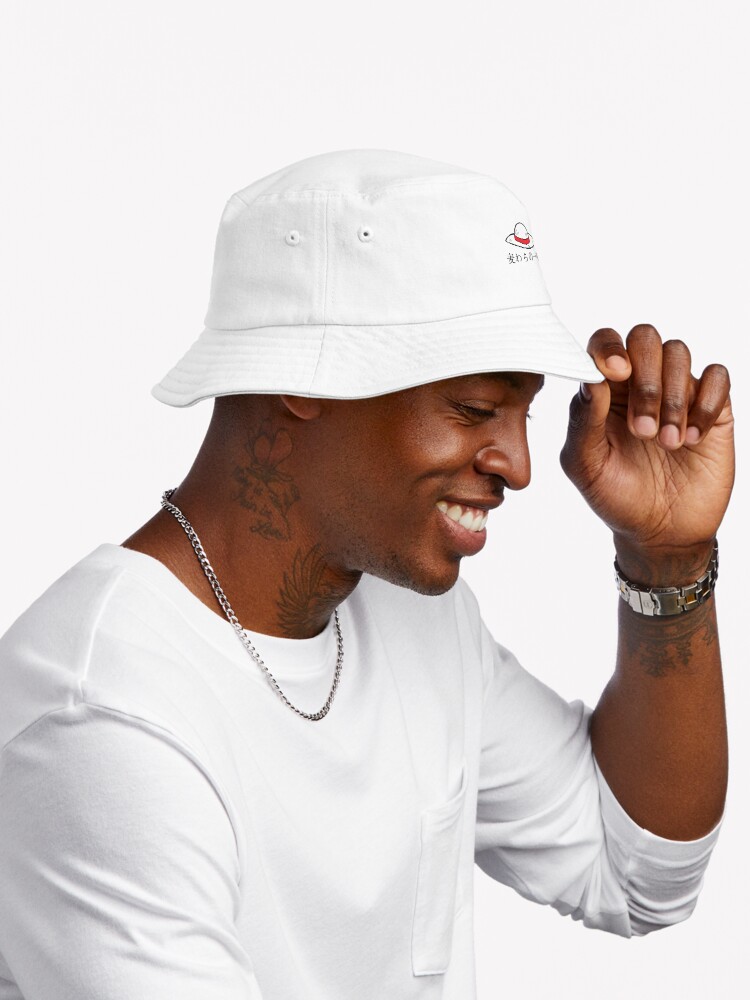 Straw Hat Black Ink Bucket Hat - Image 3
