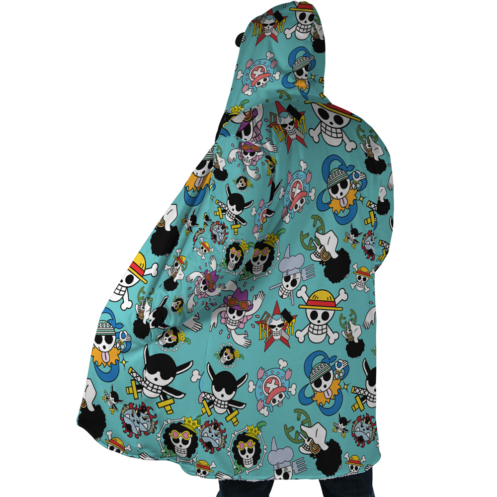 Strawhats Jolly Roger One Piece Dream Cloak Coat - Image 4