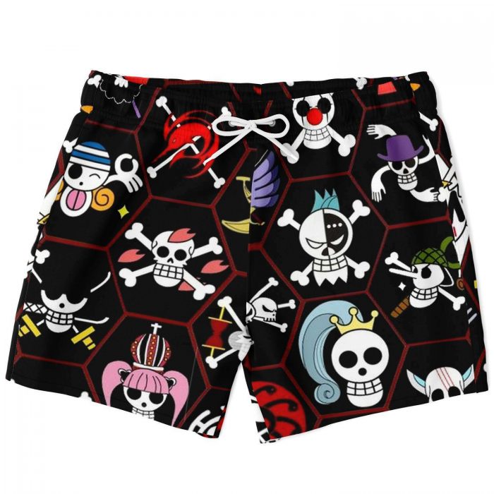 One Piece Symbol Swim Trunks - Image 3