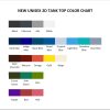tank top color chart - One Piece EU Store