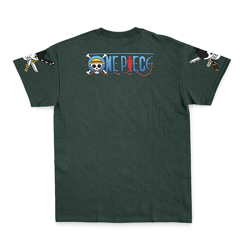 Roronoa Zoro V2 One Piece Streetwear T-Shirt - Image 3