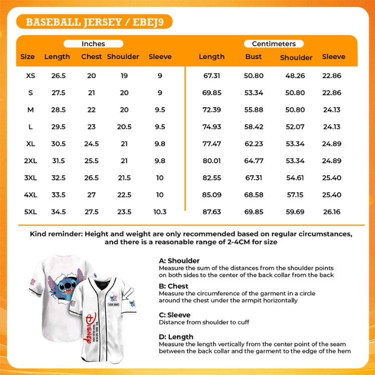 3D Baseball Jersey - One Piece EU Store